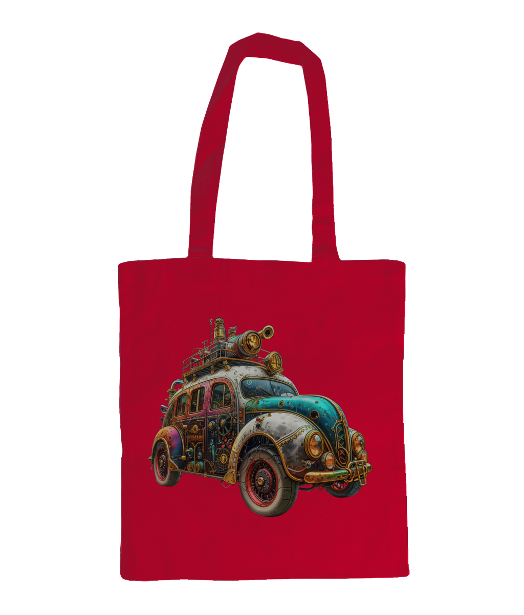 Tas 100% Katoen Steampunk Auto