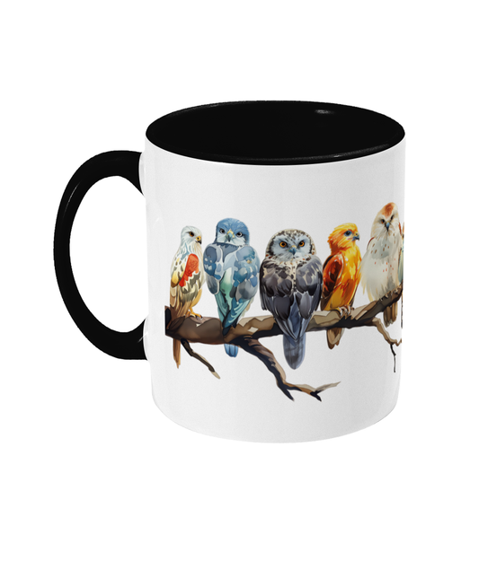 Colored Mug Birds of Prey