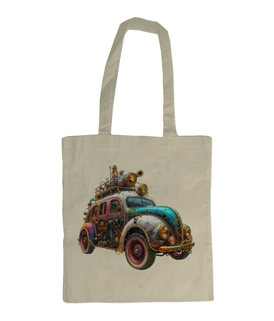 Bag 100% Cotton Steampunk Car