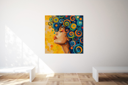 Canvas :: Curls and Dots