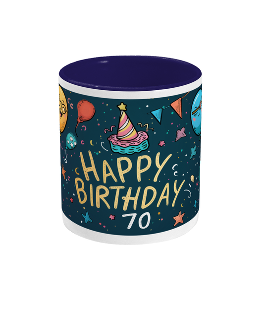 Colored Mug Happy Birthday 70