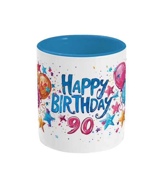 Colored Mug Happy Birthday 90