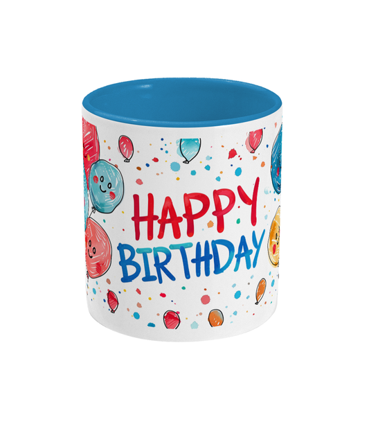 Colored Mug Happy Birthday