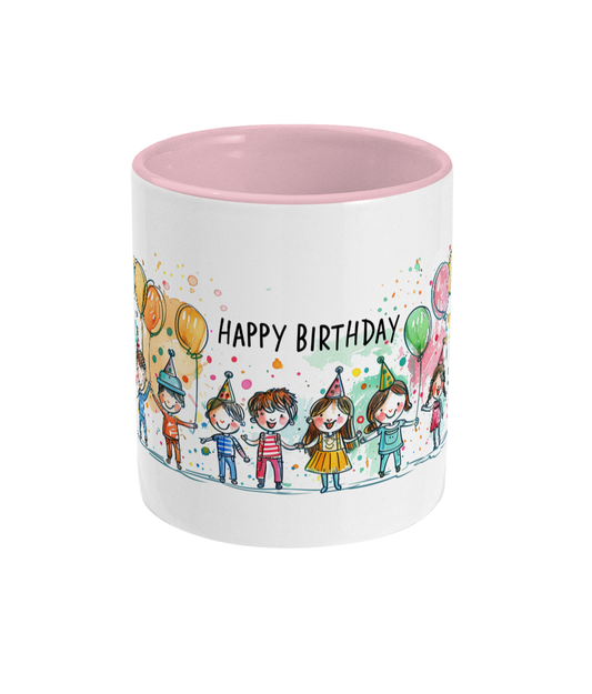 Colored Mug Happy Birthday