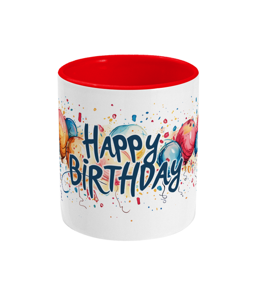 Colored Mug Happy Birthday