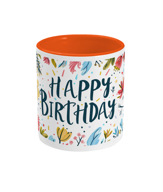 Colored Mug Happy Birthday