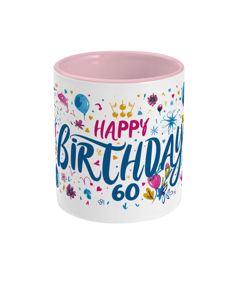 Colored Mug Happy Birthday 60