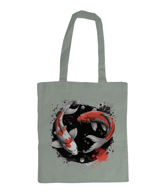 Bag 100% Cotton Koi Fish