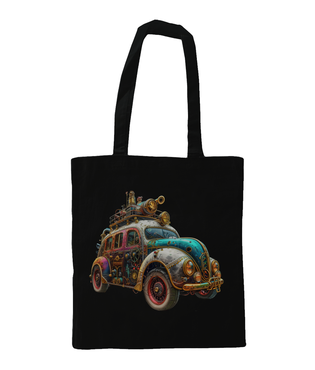 Tas 100% Katoen Steampunk Auto